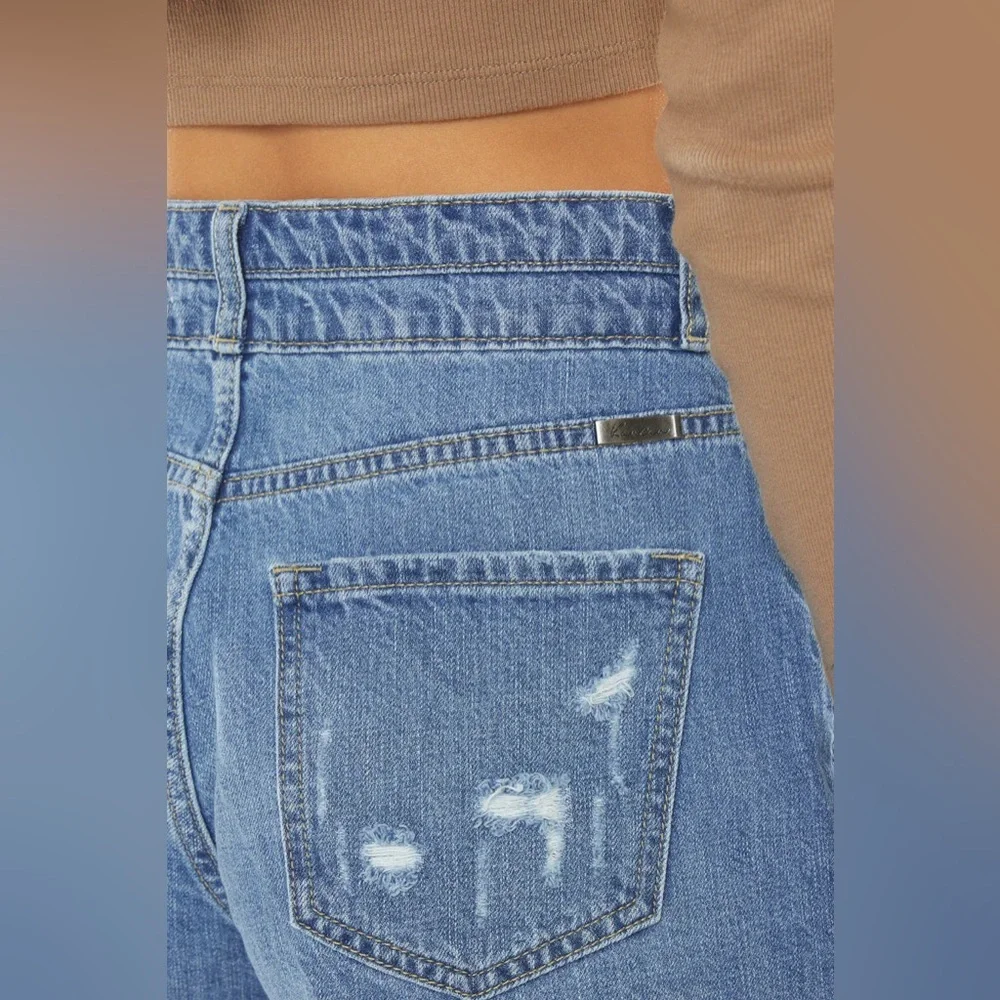 KANCAN - FARAH HIGH RISE MOM SHORTS sz 25 - Picture 6 of 13